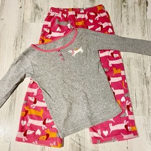 Carter’s - 2 Piece - Dachshund Dog Pajamas - Size 4